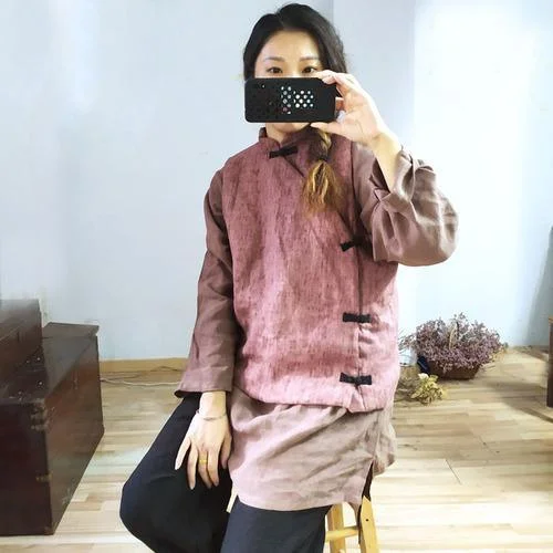 Women's longline double - breasted camel coats for a sophisticated lookOmychic Loose Padded Vests Ladies Vintage Waistcoat Outerwear Female 2020 Autumn Winter Chinese Style Vest Women's longline double - breasted camel coats for a sophisticated lookOmychic Loose Padded Vests Ladies Vintage Waistcoat Outerwear Female 2020 Autumn Winter Chinese Style Vest