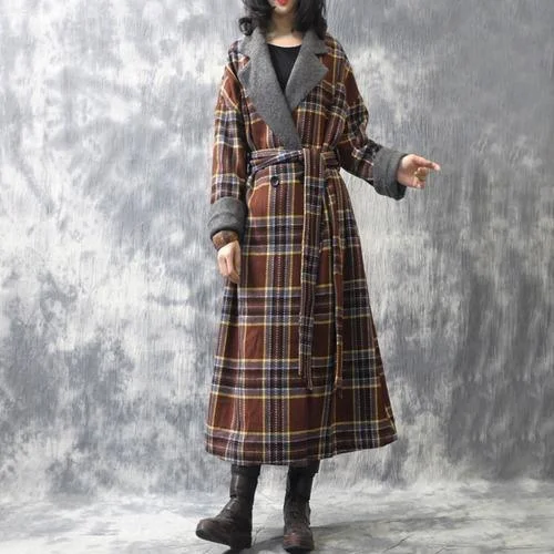 Women's waterproof parka coats with multiple pockets for practicalityOmychic Winter Woolen Coat Plaid Patchwork Loose Long Coat Outerwear Ladies Fashion Plaid Coat Overcoat Female Topcoat 2019 Women's waterproof parka coats with multiple pockets for practicalityOmychic Winter Woolen Coat Plaid Patchwork Loose Long Coat Outerwear Ladies Fashion Plaid Coat Overcoat Female Topcoat 2019