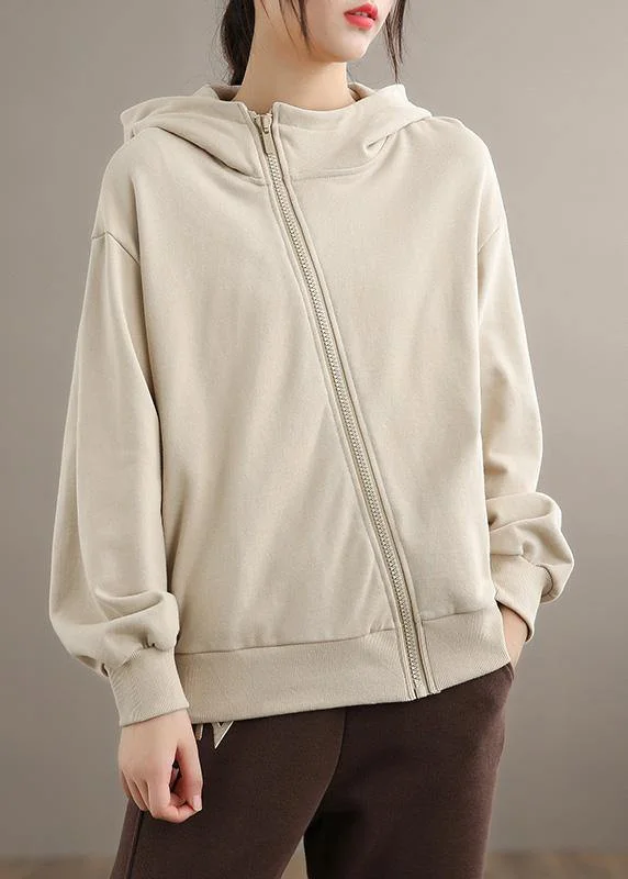 Women's cropped leather coats with silver studs for an edgy lookOrganic Nude Fashion Coats Women Gifts Hooded Zippered Spring Coats Women's cropped leather coats with silver studs for an edgy lookOrganic Nude Fashion Coats Women Gifts Hooded Zippered Spring Coats