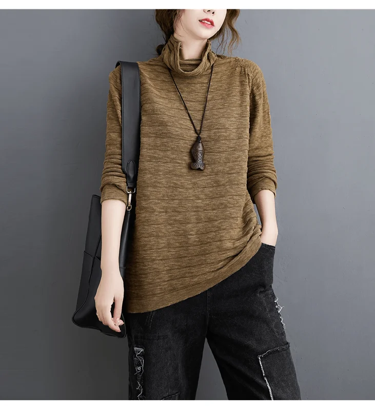Boat Neck Women's Merino Wool Sweaters in Neutral ShadesOversized Chocolate Knitted Blouse High Neck Baggy Sweater Blouse Boat Neck Women's Merino Wool Sweaters in Neutral ShadesOversized Chocolate Knitted Blouse High Neck Baggy Sweater Blouse