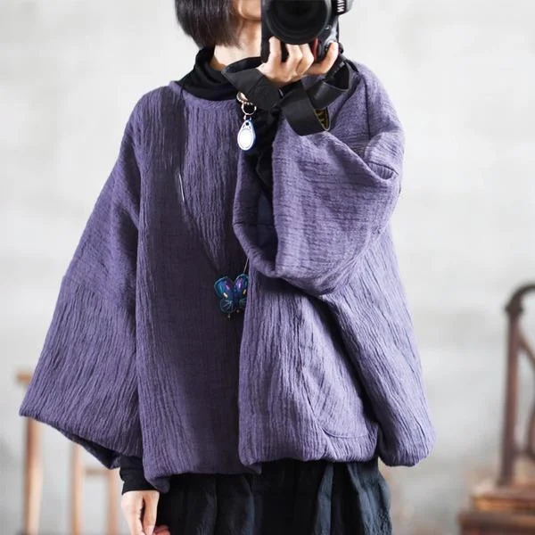 Plus size women's wool blend coats for a warm and stylish winterPolka Pullover Parkas Casual Clothing Long Sleeve Loose Women Vintage Parkas Coats Pocket Plus size women's wool blend coats for a warm and stylish winterPolka Pullover Parkas Casual Clothing Long Sleeve Loose Women Vintage Parkas Coats Pocket