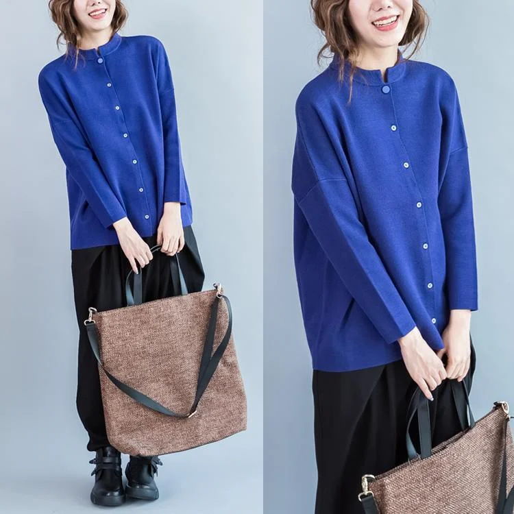Shearling - lined women's leather coats for ultimate warmth and luxuryRoyal blue cashmere knit cardigan short woolen coat Shearling - lined women's leather coats for ultimate warmth and luxuryRoyal blue cashmere knit cardigan short woolen coat