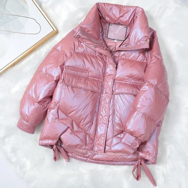 Embroidered women's cotton coats in a bohemian pattern for a unique designShort White Duck Down Women Jacket Coats Girls Thinck Warm Snow Wear Outdoor Clothing Embroidered women's cotton coats in a bohemian pattern for a unique designShort White Duck Down Women Jacket Coats Girls Thinck Warm Snow Wear Outdoor Clothing