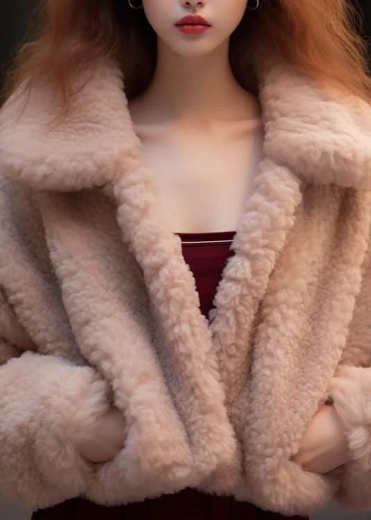 Women's longline double - breasted camel coats for a sophisticated lookSimple Apricot Peter Pan Collar Pockets Teddy Faux Fur Coats Long Sleeve Women's longline double - breasted camel coats for a sophisticated lookSimple Apricot Peter Pan Collar Pockets Teddy Faux Fur Coats Long Sleeve