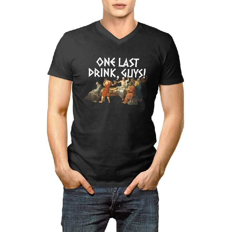 Sheer Women T Shirt for a Stylish and Alluring LookSocrates - One last drink - Unisex V-Neck T-Shirt Sheer Women T Shirt for a Stylish and Alluring LookSocrates - One last drink - Unisex V-Neck T-Shirt