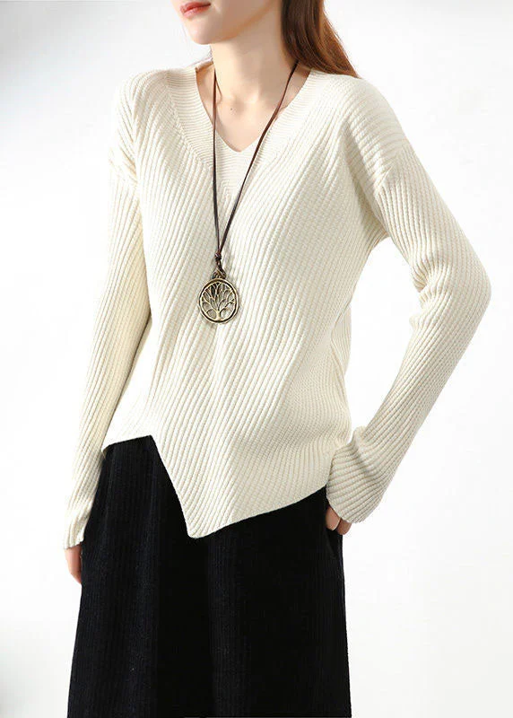 V - Neck Women's Ribbed Sweater Dresses with Belt for a Defined WaistStylish Apricot V Neck asymmetrical design Fall Knit sweaters V - Neck Women's Ribbed Sweater Dresses with Belt for a Defined WaistStylish Apricot V Neck asymmetrical design Fall Knit sweaters