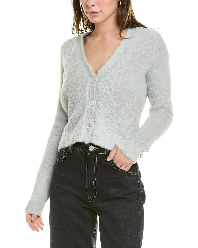A - Line Women's Merino Wool Sweater Dresses in Classic StylesVince Eyelash V-Neck Cardigan A - Line Women's Merino Wool Sweater Dresses in Classic StylesVince Eyelash V-Neck Cardigan