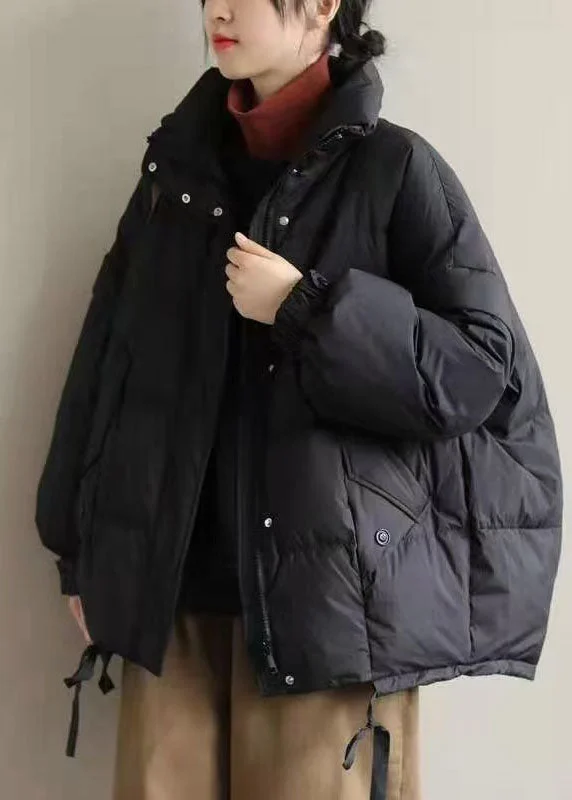 Women's longline double - breasted camel coats for a sophisticated lookVintage Black Cinched Duck Down Down Coat Winter Women's longline double - breasted camel coats for a sophisticated lookVintage Black Cinched Duck Down Down Coat Winter