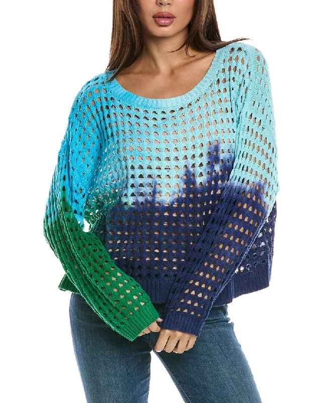 Plus Size Women's Long Sleeve Cable Knit Sweater DressesWISPR Gradient Rainbow Slouchy Silk-Blend Sweater Plus Size Women's Long Sleeve Cable Knit Sweater DressesWISPR Gradient Rainbow Slouchy Silk-Blend Sweater