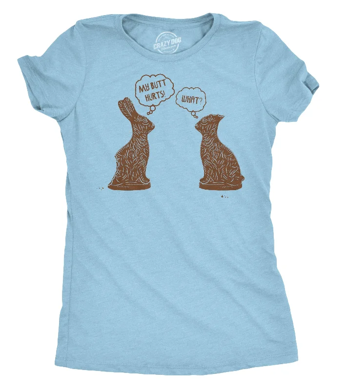 Striped Women T Shirt in a Classic PatternMy Butt Hurts Women's T Shirt
