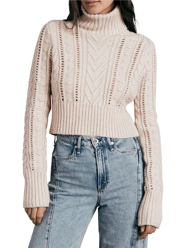 Women's Off - Shoulder Chunky Knit Sweater Dresses in Earth TonesWomens Ribbed Trim Wool Turtleneck Sweater Women's Off - Shoulder Chunky Knit Sweater Dresses in Earth TonesWomens Ribbed Trim Wool Turtleneck Sweater