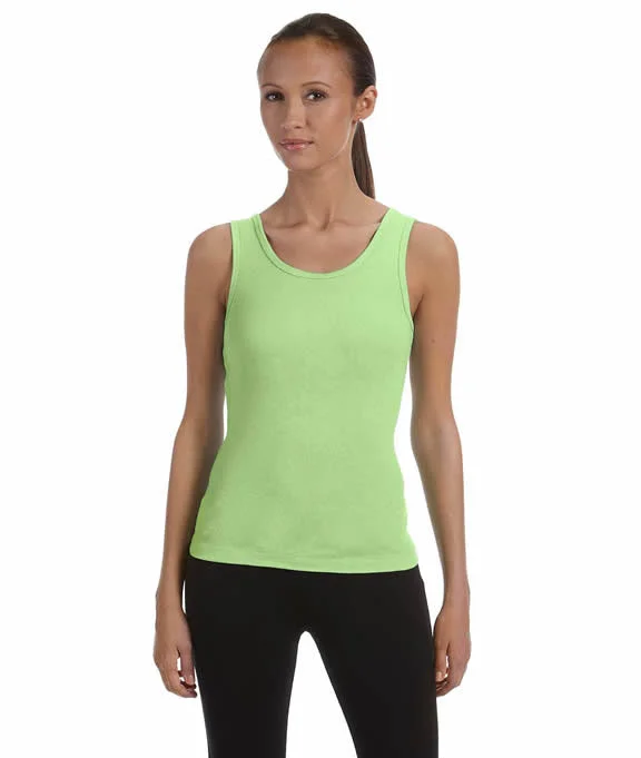 1080 Bella + Canvas Ladies' Stretch Rib Tank Top | Lime Wedge