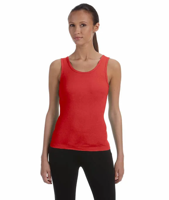 1080 Bella + Canvas Ladies' Stretch Rib Tank Top | Red