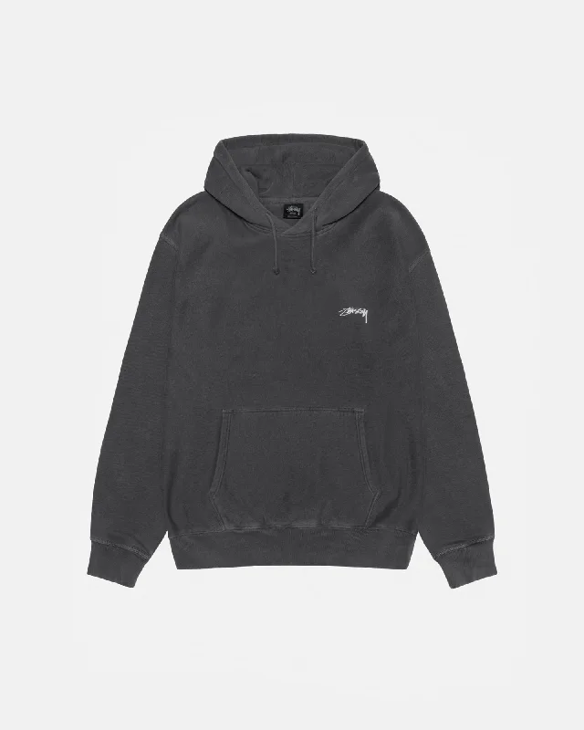 SMOOTH STOCK HOODIE PIGMENT DYED