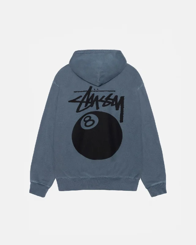 Women's cropped sweatshirt with a slogan graphic for a fun and expressive look8 BALL HOODIE PIGMENT DYED Women's cropped sweatshirt with a slogan graphic for a fun and expressive look8 BALL HOODIE PIGMENT DYED