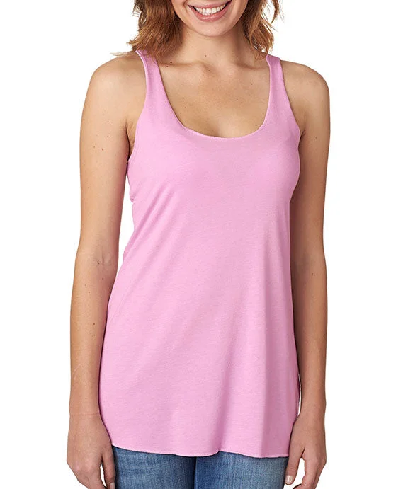 6733 - Next Level Ladies Tri-Blend Racerback Tank Top | Vintage Lilac