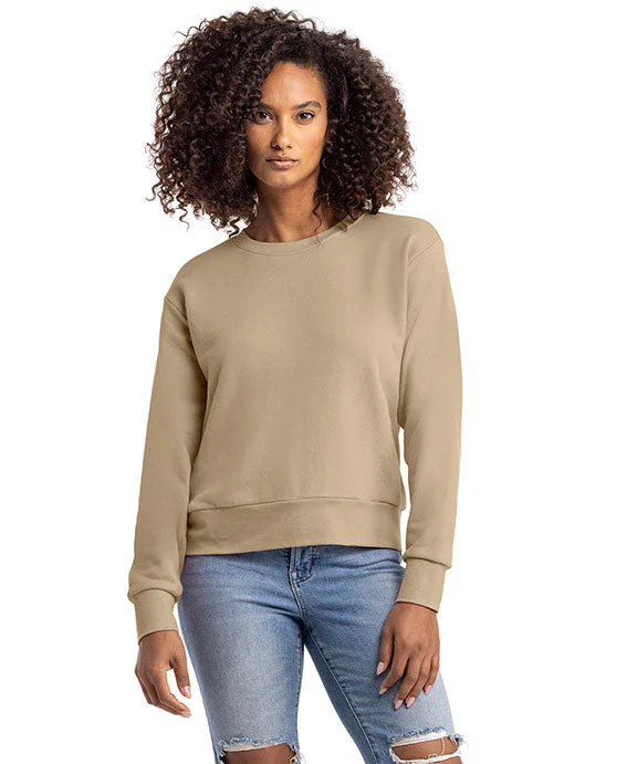 9084 - Next Level Ladies Laguna Sueded Sweatshirt | Tan