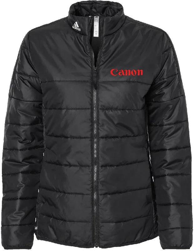 Women's waterproof rain jackets in bright yellow for high - visibility outdoor activitiesAdidas Ladies Puffer Jacket Women's waterproof rain jackets in bright yellow for high - visibility outdoor activitiesAdidas Ladies Puffer Jacket