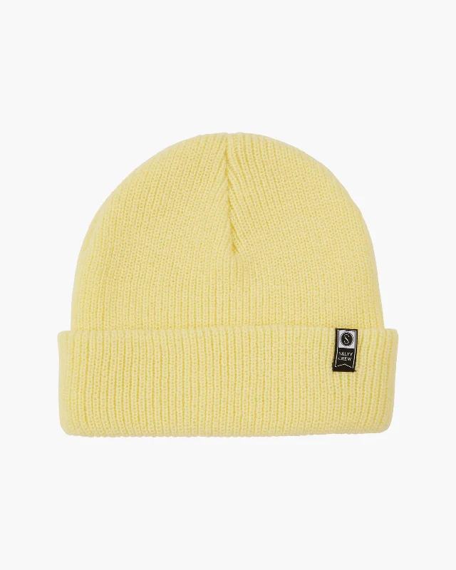 Women's denim jackets with distressed details for a casual and edgy lookAlpha Beanie - Banana Women's denim jackets with distressed details for a casual and edgy lookAlpha Beanie - Banana