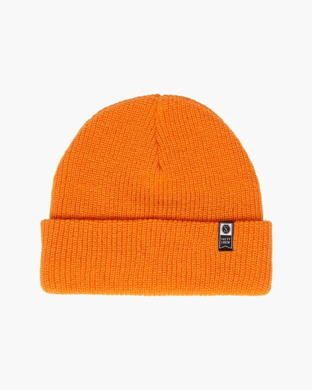 Women's quilted puffer jackets in a cropped silhouette for a modern twistAlpha Beanie - Orange Women's quilted puffer jackets in a cropped silhouette for a modern twistAlpha Beanie - Orange