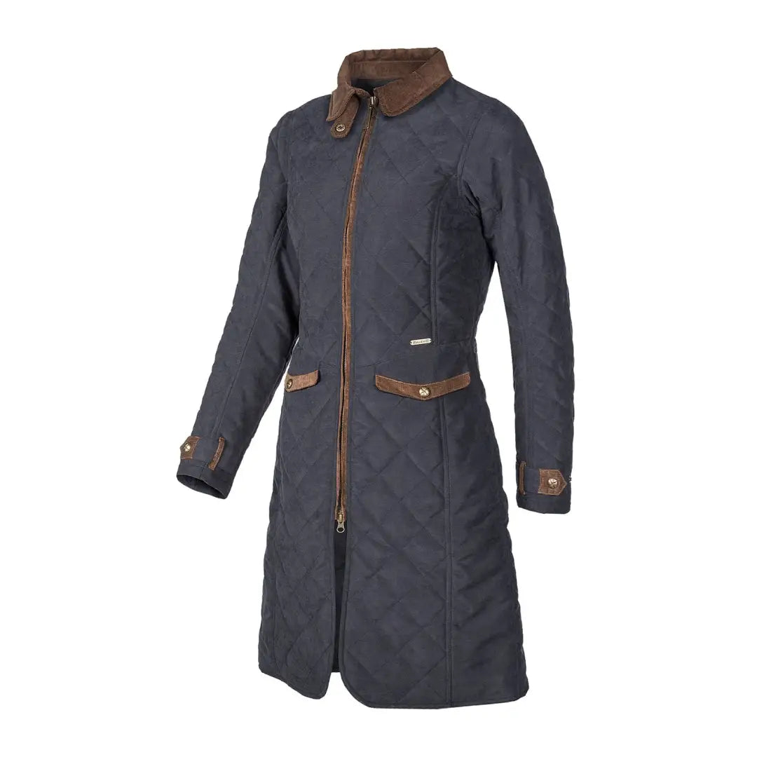 Women's denim jackets with distressed details for a casual and edgy lookBaleno Audrey Long Quilted Coat Women's denim jackets with distressed details for a casual and edgy lookBaleno Audrey Long Quilted Coat