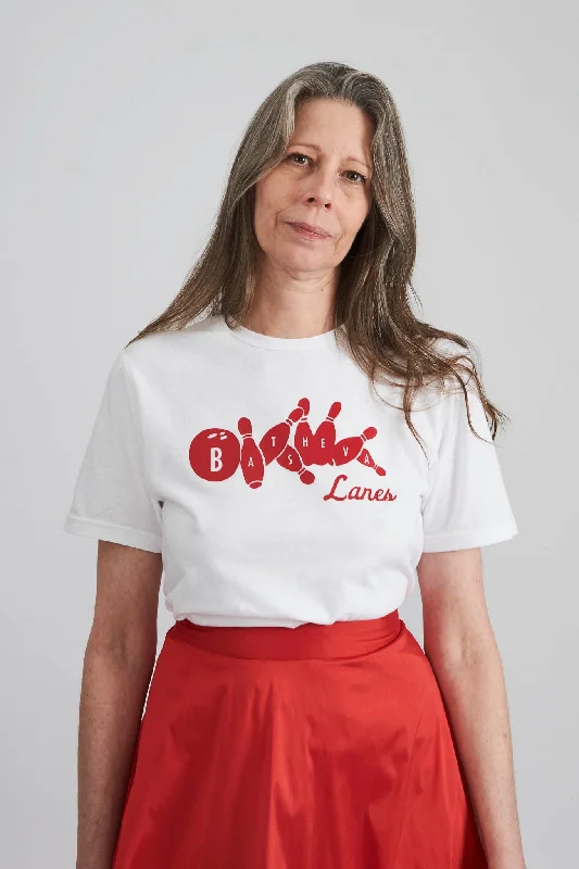Women's graphic - printed sweatshirt featuring floral patterns for a feminine touchBatsheva Lanes Graphic Tee