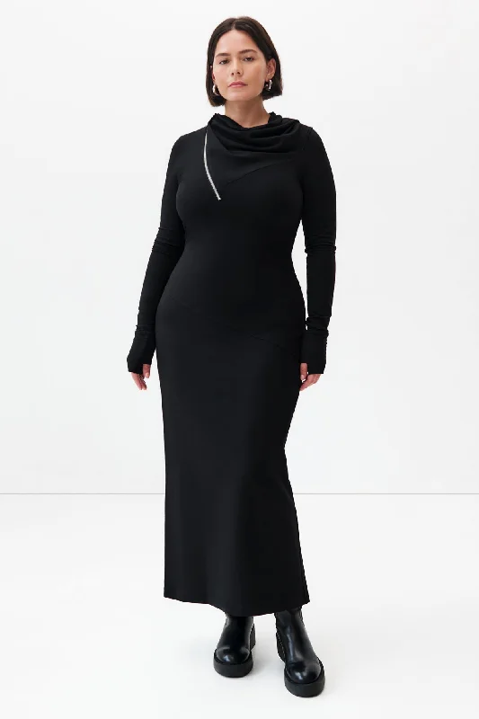 Women's tie - front hoodie in a lightweight fabric for summer layeringBroome Dress