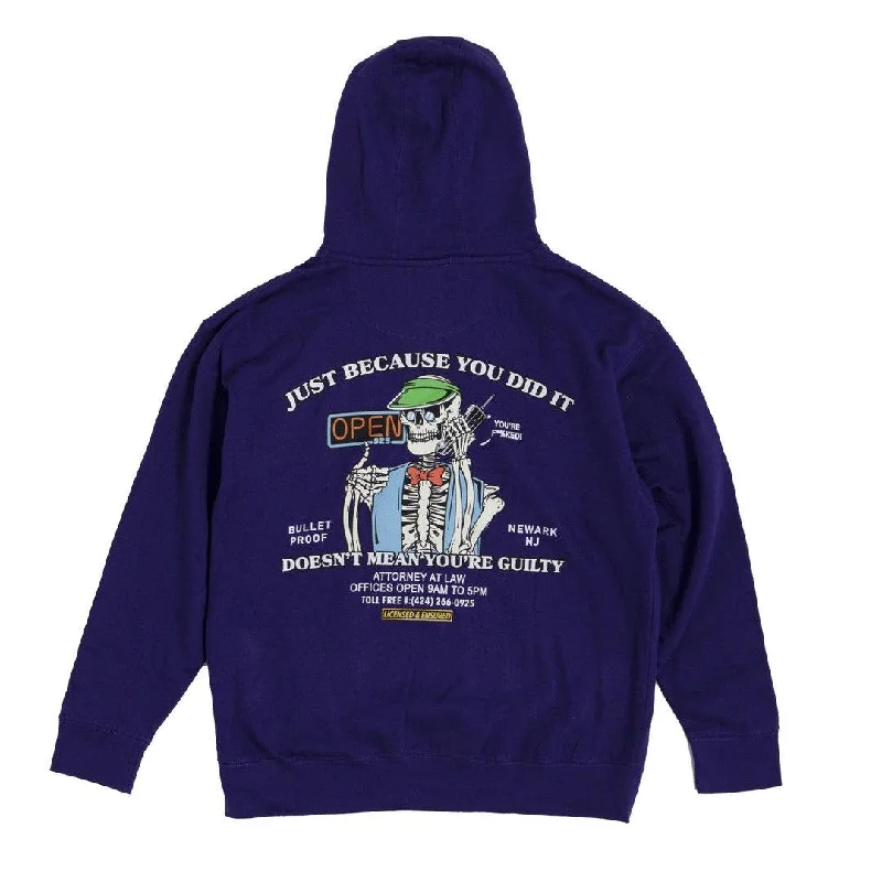 Bullet Proof Hoodie Purple