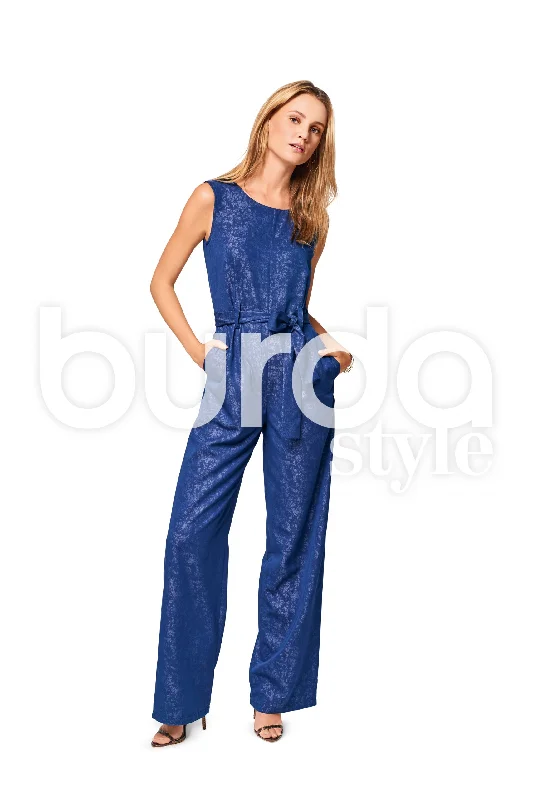 Women jumpsuits with off - the - shoulder tops for a flirty and stylish lookBurda Jumpsuit, Trousers and Top 6516 Women jumpsuits with off - the - shoulder tops for a flirty and stylish lookBurda Jumpsuit, Trousers and Top 6516