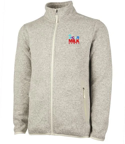 Women's bomber jackets with a holographic finish for a futuristic and eye - catching lookCharles River Heathered Fleece Jacket Women's bomber jackets with a holographic finish for a futuristic and eye - catching lookCharles River Heathered Fleece Jacket