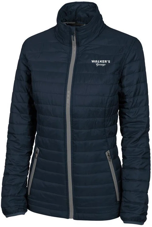 Women's cropped leather jackets with a fringe detail for a western - inspired outfitCharles River Ladies Lithium Quilted Jacket Women's cropped leather jackets with a fringe detail for a western - inspired outfitCharles River Ladies Lithium Quilted Jacket
