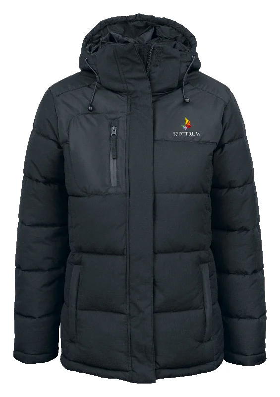 Women's faux fur - trimmed denim jackets for a trendy and cozy styleClique Blizzard Insulated Ladies Puffer Coat Women's faux fur - trimmed denim jackets for a trendy and cozy styleClique Blizzard Insulated Ladies Puffer Coat