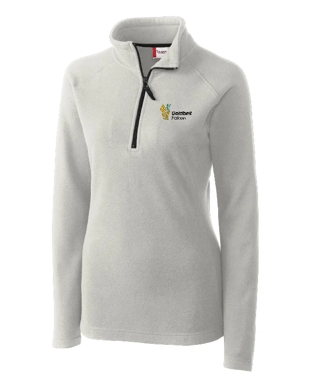 Women's cropped down jackets in bold colors for a sporty and fashionable winter outfitClique Summit Performance Fleece Half Zip Ladies Pullover Jacket Women's cropped down jackets in bold colors for a sporty and fashionable winter outfitClique Summit Performance Fleece Half Zip Ladies Pullover Jacket