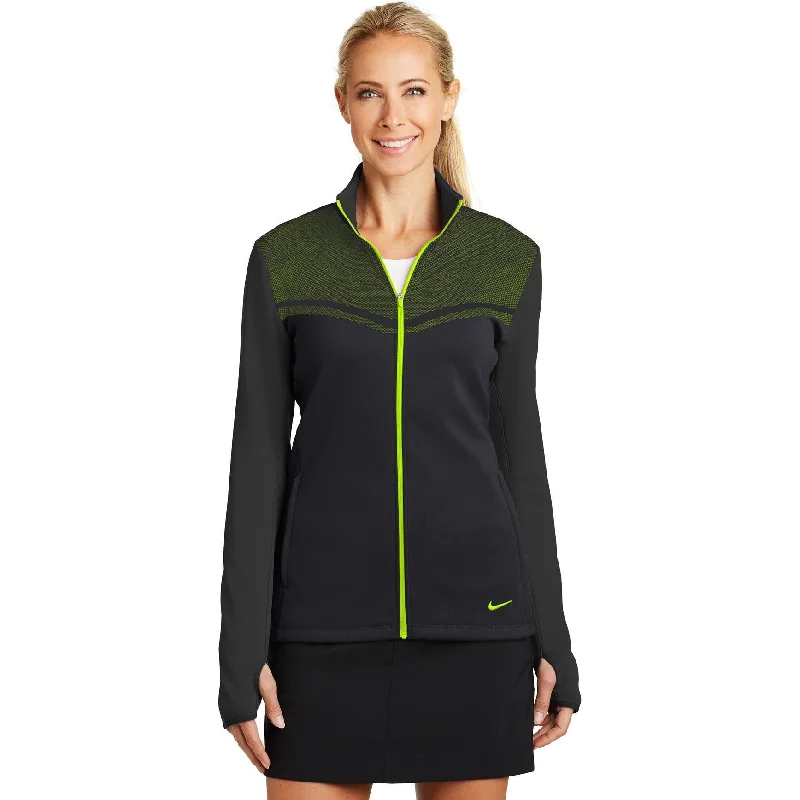 Women's windbreaker jackets with adjustable hoods for windy daysCLOSEOUT - Nike Ladies Therma-FIT Hypervis Full-Zip Jacket