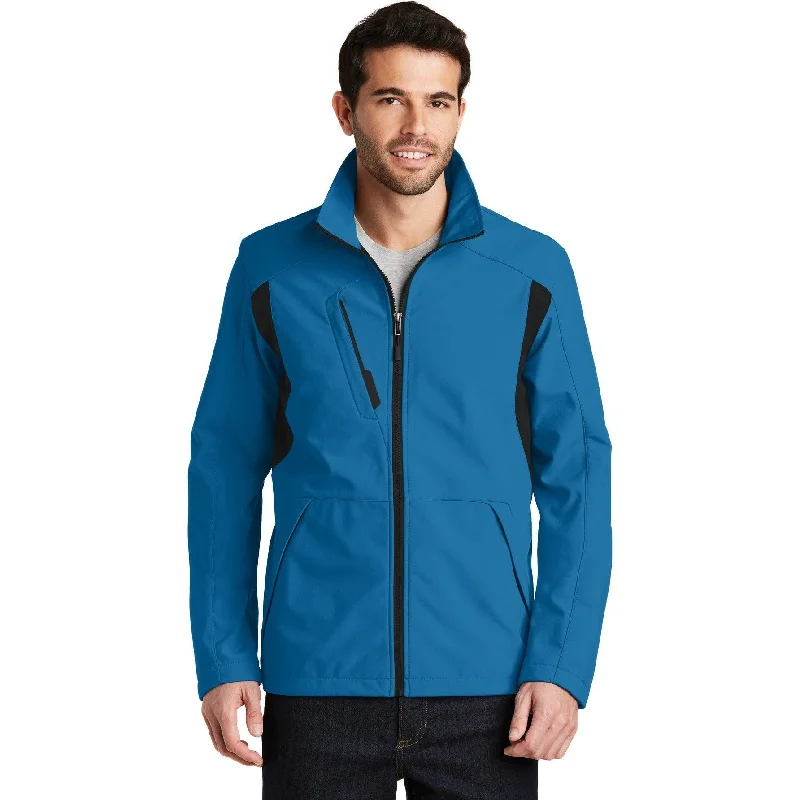 Women's cropped down jackets in bold colors for a sporty and fashionable winter outfitCLOSEOUT - Port Authority Back-Block Soft Shell Jacket Women's cropped down jackets in bold colors for a sporty and fashionable winter outfitCLOSEOUT - Port Authority Back-Block Soft Shell Jacket