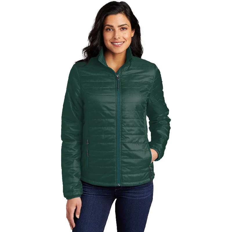 Women's cropped leather jackets with silver zippers for a punk - inspired outfitCLOSEOUT - Port Authority Ladies Packable Puffy Jacket Women's cropped leather jackets with silver zippers for a punk - inspired outfitCLOSEOUT - Port Authority Ladies Packable Puffy Jacket