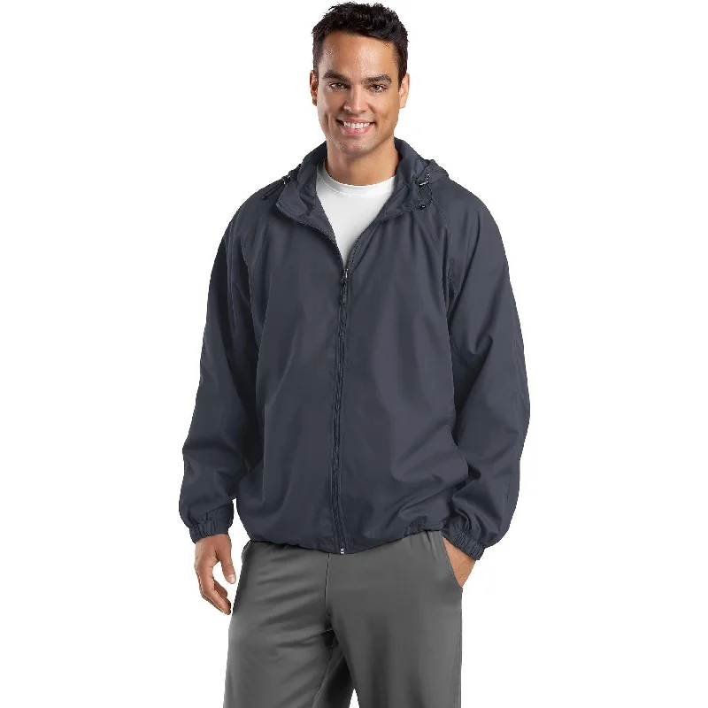 Women's long - line cardigan jackets in a soft knit for a cozy and elegant lookCLOSEOUT - Sport-Tek Tall Hooded Raglan Jacket Women's long - line cardigan jackets in a soft knit for a cozy and elegant lookCLOSEOUT - Sport-Tek Tall Hooded Raglan Jacket