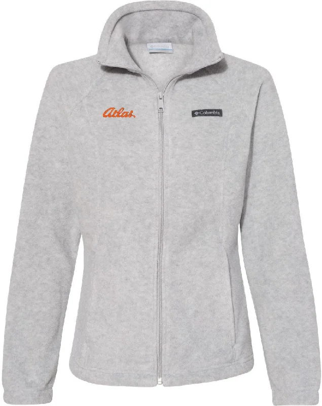 Women's cropped leather jackets with silver zippers for a punk - inspired outfitColumbia Ladies Benton Springs Full-Zip Jacket 