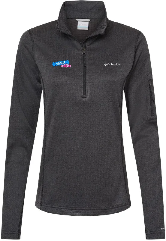 Women's windbreaker jackets with adjustable hoods for windy daysColumbia Ladies Park View Grid Fleece Half-Zip Women's windbreaker jackets with adjustable hoods for windy daysColumbia Ladies Park View Grid Fleece Half-Zip
