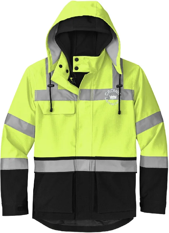 Women's pea coats in a plus - size fit for a flattering and warm winter coatCornerStone ANSI 107 Class 3 Waterproof Ripstop 3-In-1 Parka Women's pea coats in a plus - size fit for a flattering and warm winter coatCornerStone ANSI 107 Class 3 Waterproof Ripstop 3-In-1 Parka