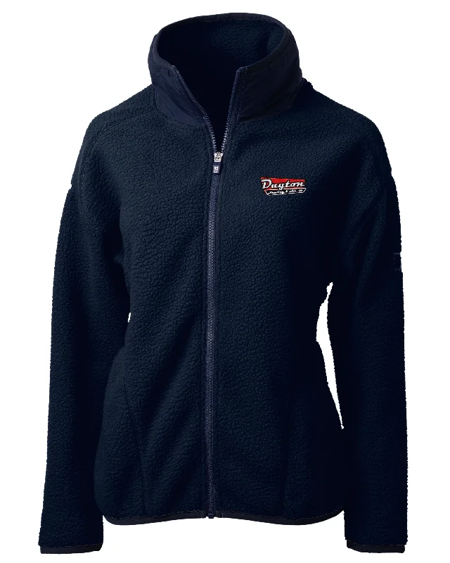 Women's long - length wool blend jackets for a warm and stylish winter lookCutter & Buck Cascade Eco Sherpa Ladies Fleece Jacket Women's long - length wool blend jackets for a warm and stylish winter lookCutter & Buck Cascade Eco Sherpa Ladies Fleece Jacket