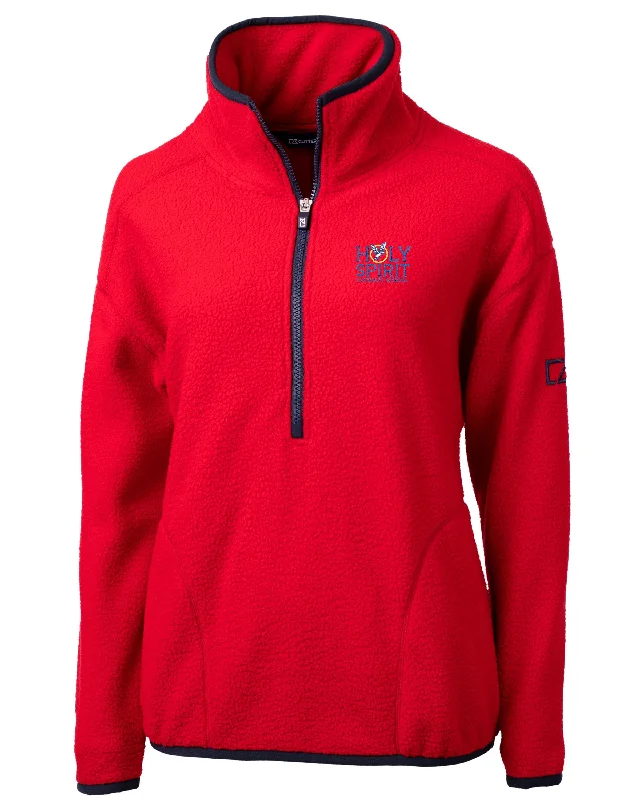 Women's long - line cardigan jackets in a soft knit for a cozy and elegant lookCutter & Buck Cascade Eco Sherpa Ladies Fleece Pullover Jacket Women's long - line cardigan jackets in a soft knit for a cozy and elegant lookCutter & Buck Cascade Eco Sherpa Ladies Fleece Pullover Jacket