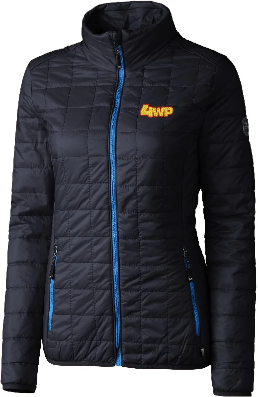 Women's shearling - lined suede jackets for ultimate warmth and luxuryCutter & Buck Ladies Rainier Jacket