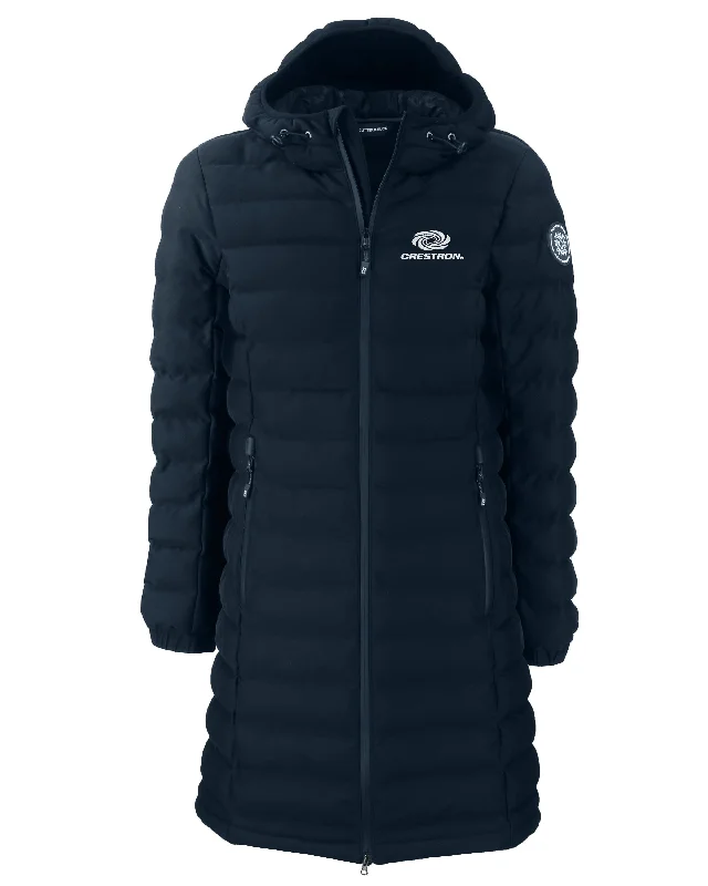Women's pea coats in a plus - size fit for a flattering and warm winter coatCutter & Buck Mission Ridge Repreve Eco Insulated Ladies Long Puffer Jacket Women's pea coats in a plus - size fit for a flattering and warm winter coatCutter & Buck Mission Ridge Repreve Eco Insulated Ladies Long Puffer Jacket