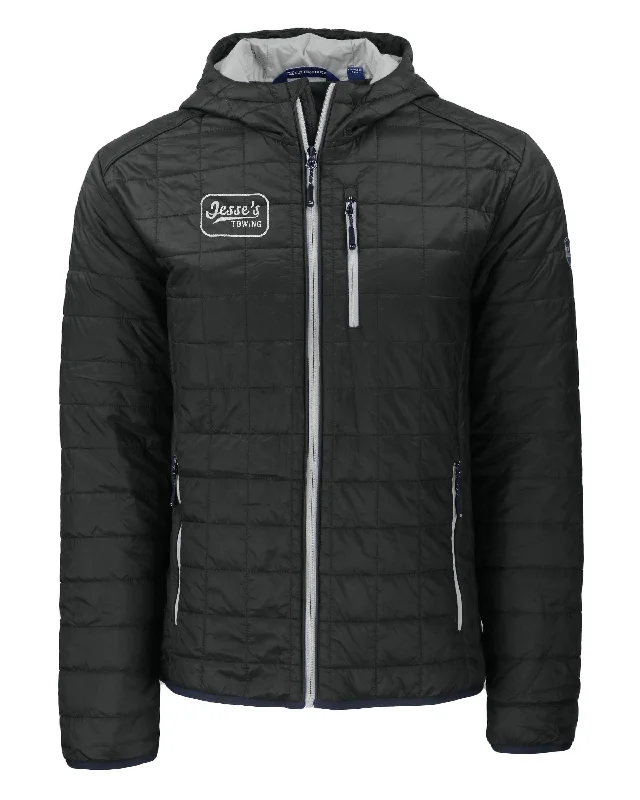 Women's cropped leather jackets with silver zippers for a punk - inspired outfitCutter & Buck Rainier Primaloft Eco Full Zip Hooded Jacket Women's cropped leather jackets with silver zippers for a punk - inspired outfitCutter & Buck Rainier Primaloft Eco Full Zip Hooded Jacket