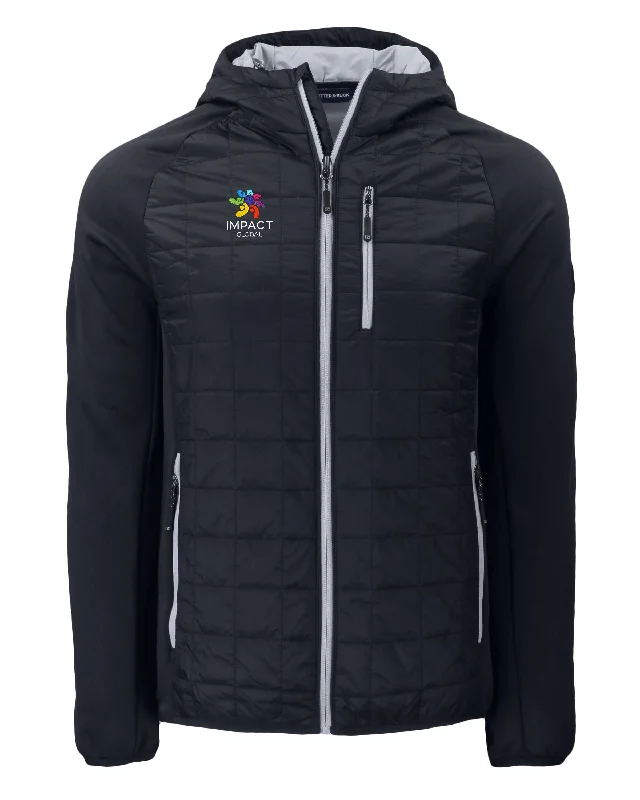 Women's long - length wool blend jackets for a warm and stylish winter lookCutter & Buck Rainier Primaloft Eco Full Zip Hybrid Jacket Women's long - length wool blend jackets for a warm and stylish winter lookCutter & Buck Rainier Primaloft Eco Full Zip Hybrid Jacket