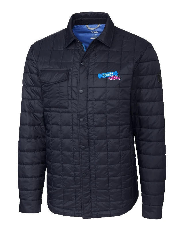 Women's moto jackets with a lace - up front for a unique and stylish touchCutter & Buck Rainier PrimaLoft Eco Insulated Quilted Shirt Jacket Women's moto jackets with a lace - up front for a unique and stylish touchCutter & Buck Rainier PrimaLoft Eco Insulated Quilted Shirt Jacket