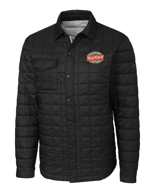 Women's pea coats in a plus - size fit for a flattering and warm winter coatCutter & Buck Tall Rainier PrimaLoft Eco Insulated Quilted Shirt Jacket Women's pea coats in a plus - size fit for a flattering and warm winter coatCutter & Buck Tall Rainier PrimaLoft Eco Insulated Quilted Shirt Jacket