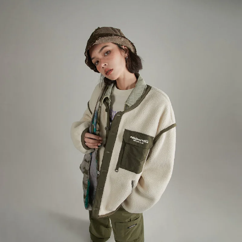 Women's shearling - lined suede jackets for ultimate warmth and luxuryFleece Zip-Up Jacket Women's shearling - lined suede jackets for ultimate warmth and luxuryFleece Zip-Up Jacket