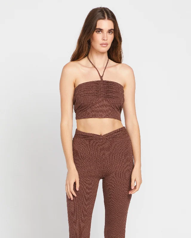 Women's long - line cardigan jackets in a soft knit for a cozy and elegant lookDesert Dazin Cami Top - Espresso Women's long - line cardigan jackets in a soft knit for a cozy and elegant lookDesert Dazin Cami Top - Espresso